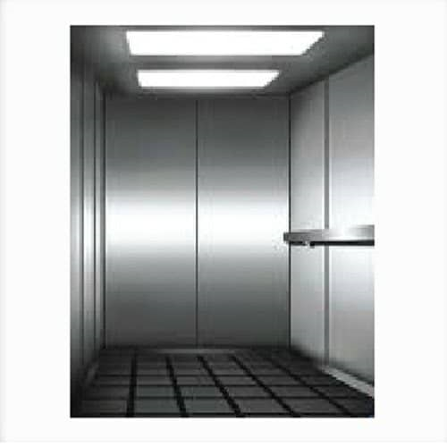  کابین استیل آسانسور خشدار با سنگ گرانیت